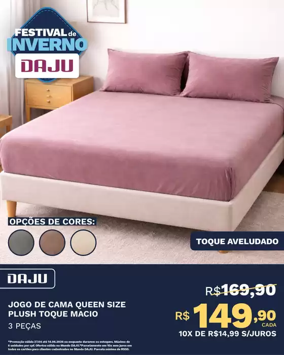 Catálogo Daju | Ótima oferta para todos os clientes | 2026-04-27T00:00:00.000Z - 2026-06-14T00:00:00.000Z
