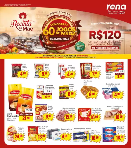 Catálogo Supermercados Rena | Capa Divinopolis Ofertas validas de 25 a 31.05 compressed | 2026-05-25T00:00:00.000Z - 2026-05-31T00:00:00.000Z