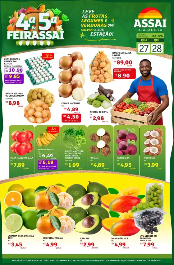 Catálogo Assaí Atacadista | Encarte Assaí Atacadista 46265 | 2026-05-27T00:00:00.000Z - 2026-05-28T00:00:00.000Z