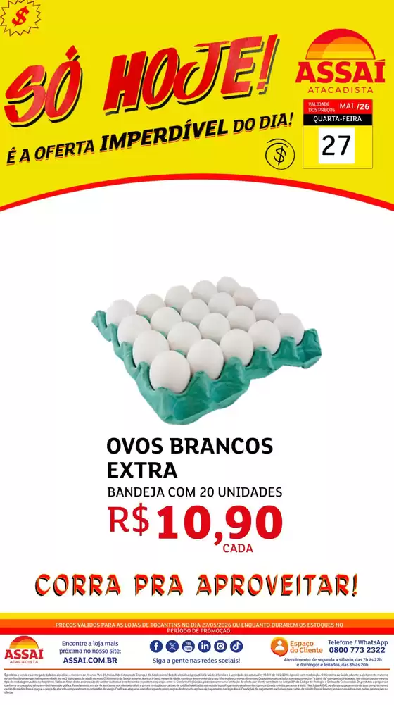 Catálogo Assaí Atacadista em Serra | Encarte Assaí Atacadista 47764-832 | 2026-05-27T00:00:00.000Z - 2026-05-27T00:00:00.000Z