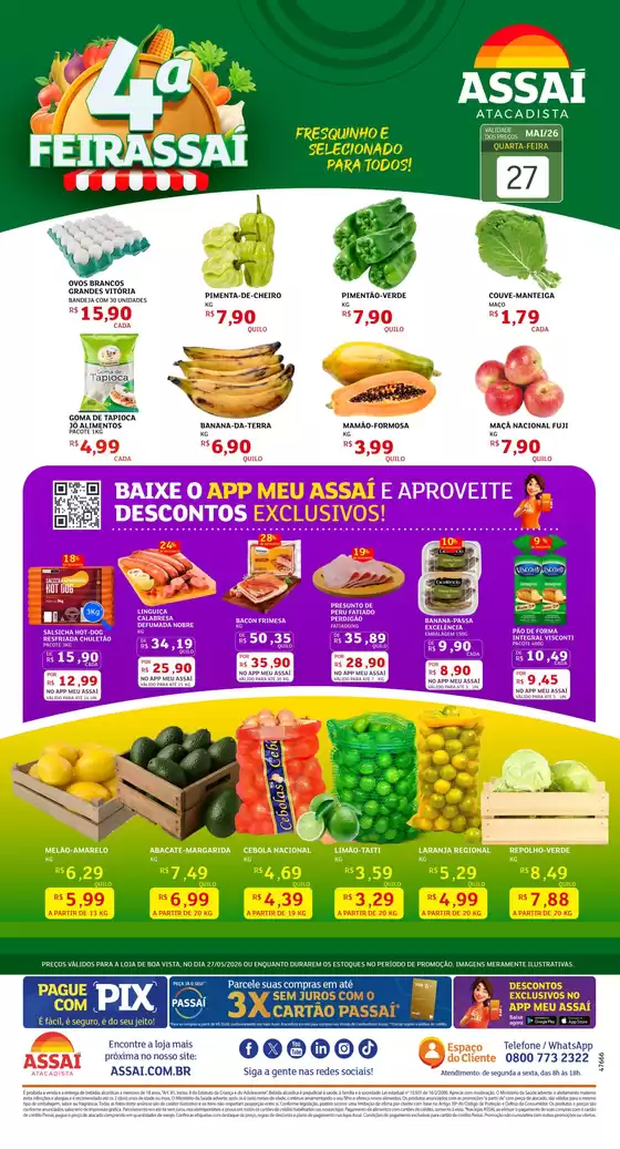 Catálogo Assaí Atacadista em Serra | Encarte Assaí Atacadista 47666-73 | 2026-05-27T00:00:00.000Z - 2026-05-27T00:00:00.000Z