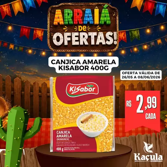 Catálogo Kaçula Supermercados em Embu das Artes | Encarte Kaçula Supermercados | 2026-05-26T00:00:00.000Z - 2026-06-08T00:00:00.000Z