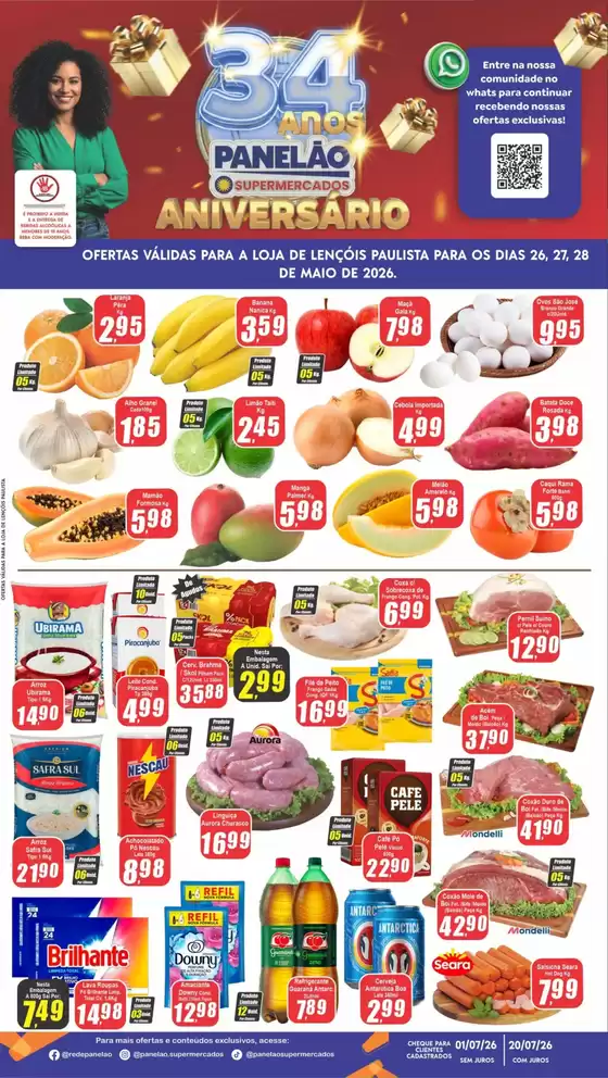 Catálogo Panelão | Ofertas exclusivas | 2026-05-26T00:00:00.000Z - 2026-05-28T00:00:00.000Z
