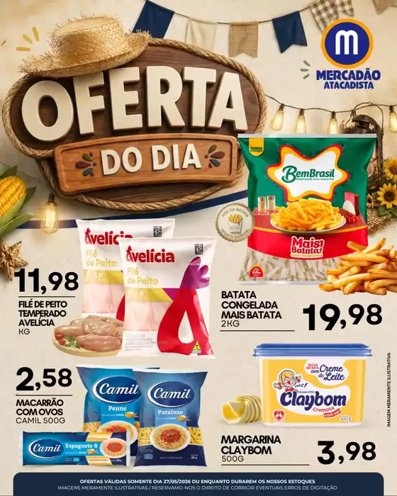 Catálogo Mercadão Atacadista em Serra | Oferta do Dia | 2026-05-27T00:00:00.000Z - 2026-05-27T00:00:00.000Z
