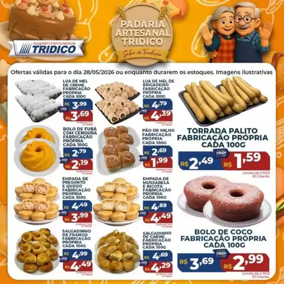 Catálogo Supermercados Tridico | Padaria Artesanal Tridico | 2026-05-28T00:00:00.000Z - 2026-05-28T00:00:00.000Z
