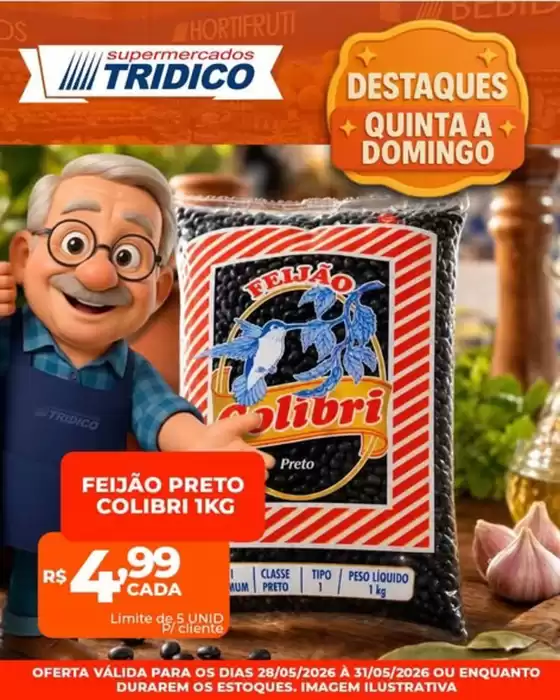 Catálogo Supermercados Tridico | Quinta a Domingo | 2026-05-28T00:00:00.000Z - 2026-05-31T00:00:00.000Z