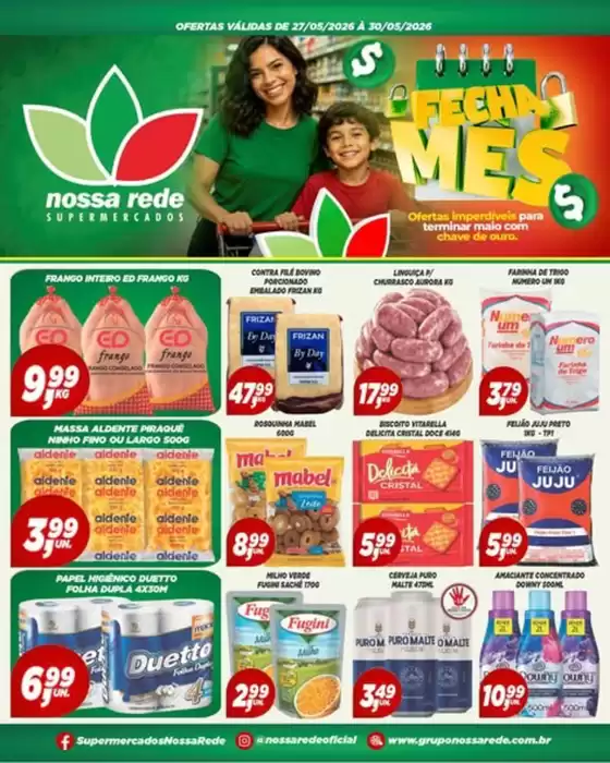 Catálogo Nossa Rede Supermercados | Fecha Mês | 2026-05-28T00:00:00.000Z - 2026-05-30T00:00:00.000Z
