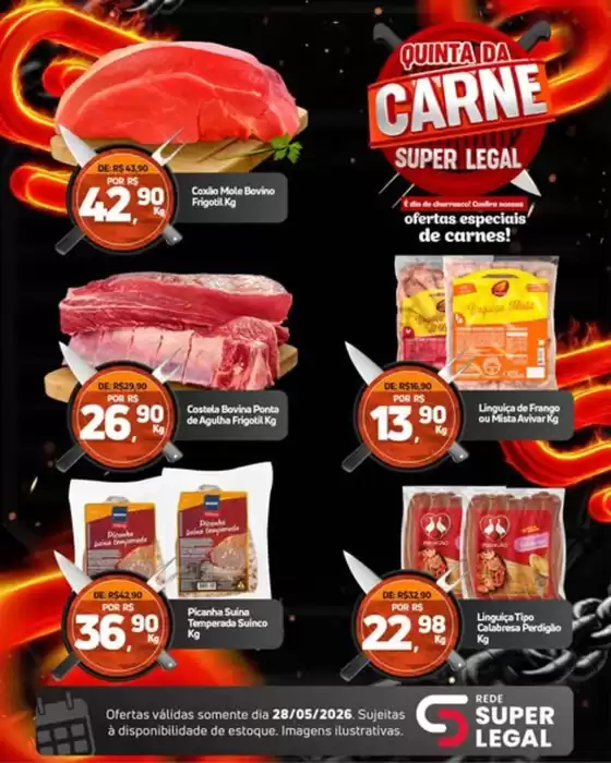 Catálogo Rede Super Legal de Supermercados | Quinta da Carne | 2026-05-28T00:00:00.000Z - 2026-05-28T00:00:00.000Z