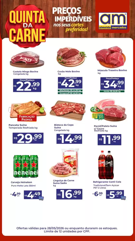 Catálogo Almeida Mercados | Quinta da Carne | 2026-05-28T00:00:00.000Z - 2026-05-28T00:00:00.000Z