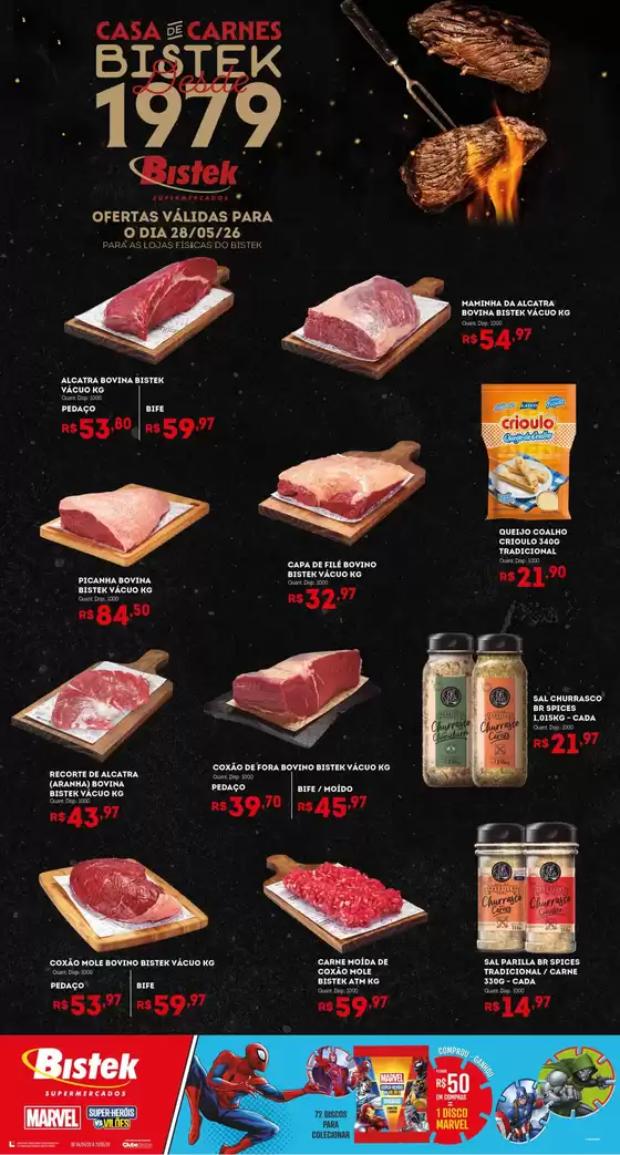Catálogo Bistek Supermercados | Encarte Bistek Supermercados | 2026-05-28T00:00:00.000Z - 2026-05-28T00:00:00.000Z