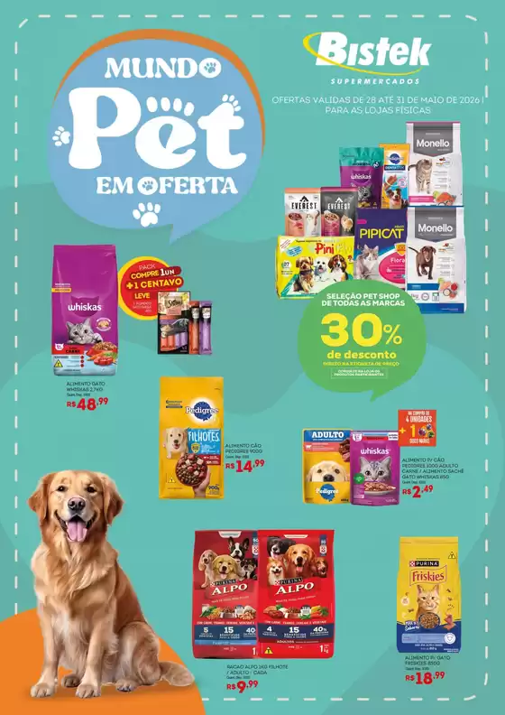 Catálogo Bistek Supermercados | Ótima oferta para caçadores de pechinchas | 2026-05-28T00:00:00.000Z - 2026-05-31T00:00:00.000Z
