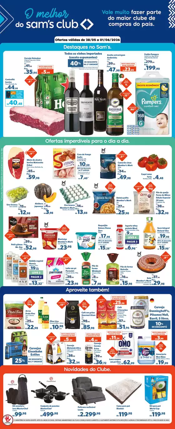 Catálogo Sam's Club | Ofertas e promoções atuais | 2026-05-28T00:00:00.000Z - 2026-06-01T00:00:00.000Z