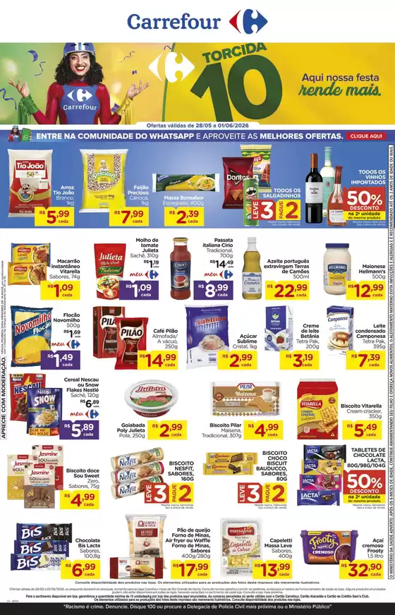 Catálogo Carrefour em Cotia | Melhores ofertas para todos os caçadores de pechinchas | 2026-05-28T00:00:00.000Z - 2026-06-01T00:00:00.000Z