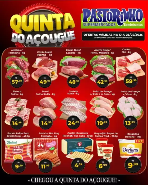 Catálogo Supermercado Pastorinho | Melhores ofertas para compradores econômicos | 2026-05-28T00:00:00.000Z - 2026-05-28T00:00:00.000Z