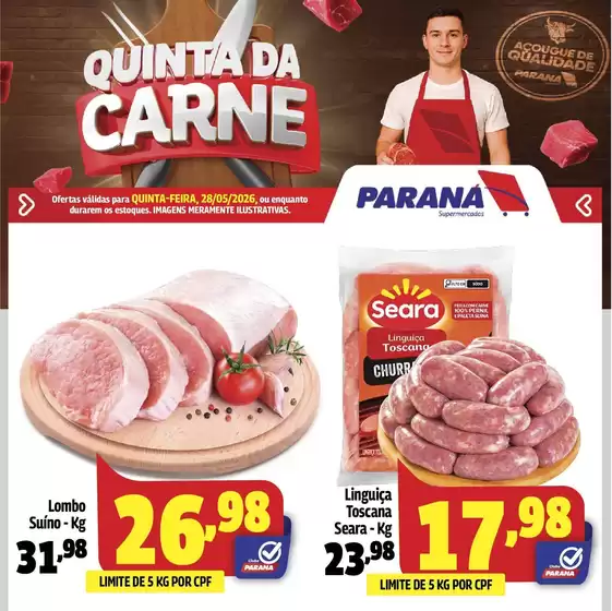 Catálogo Paraná Supermercados | Nossas melhores pechinchas | 2026-05-28T00:00:00.000Z - 2026-05-28T00:00:00.000Z
