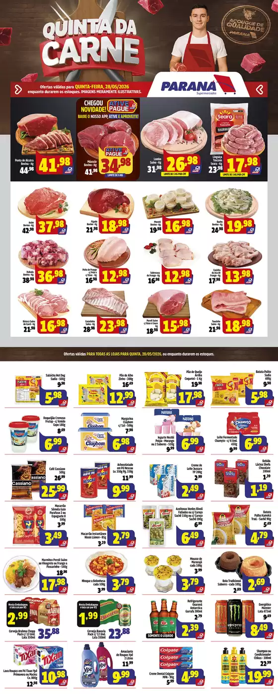 Catálogo Paraná Supermercados | Melhores ofertas e descontos | 2026-05-28T00:00:00.000Z - 2026-05-28T00:00:00.000Z