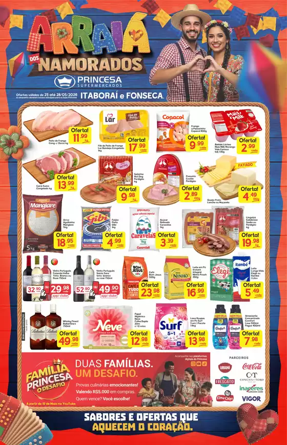 Catálogo Princesa Supermercados | Arraiá dos Namorados - 25 a 28/05 | 2026-05-25T00:00:00.000Z - 2026-05-29T00:00:00.000Z