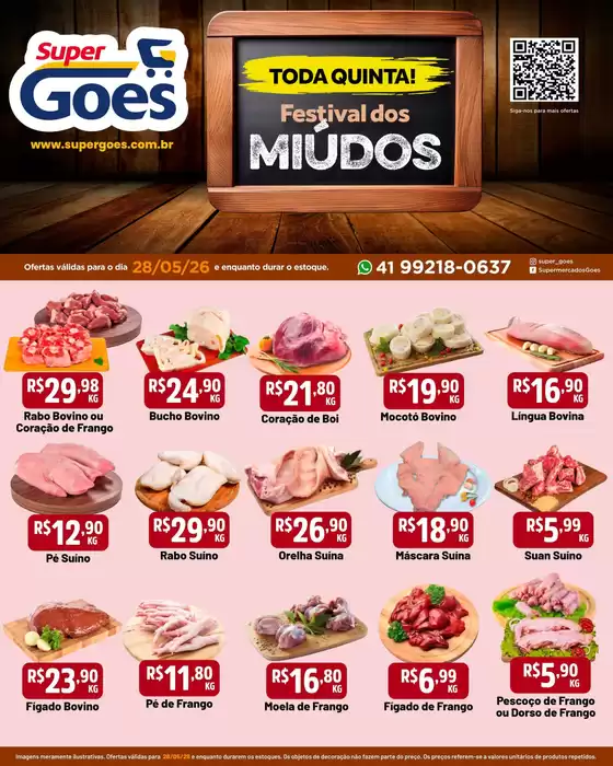 Catálogo Supermercados Goes | Grandes descontos em produtos selecionados | 2026-05-28T00:00:00.000Z - 2026-05-28T00:00:00.000Z