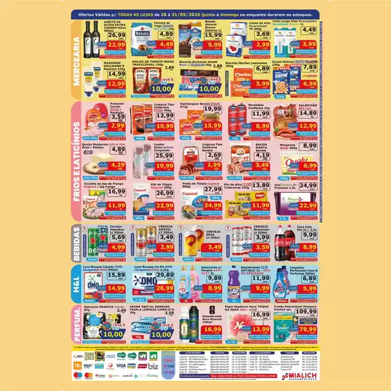 Catálogo Mialich Supermercados | Encarte Mialich Supermercados | 2026-05-28T00:00:00.000Z - 2026-05-31T00:00:00.000Z