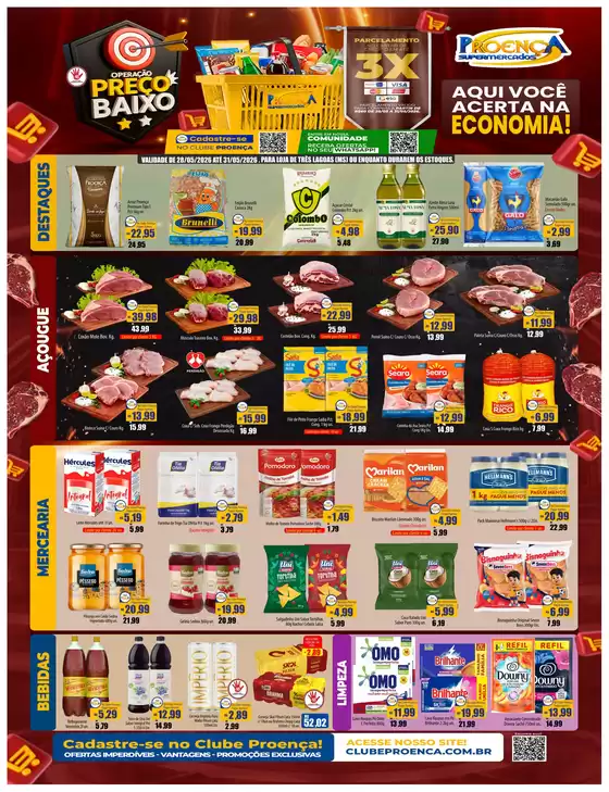 Catálogo Proença Supermercados | Operação Preço Baixo Proença MS 28 à 31-05-2026 | 2026-05-28T00:00:00.000Z - 2026-05-31T00:00:00.000Z