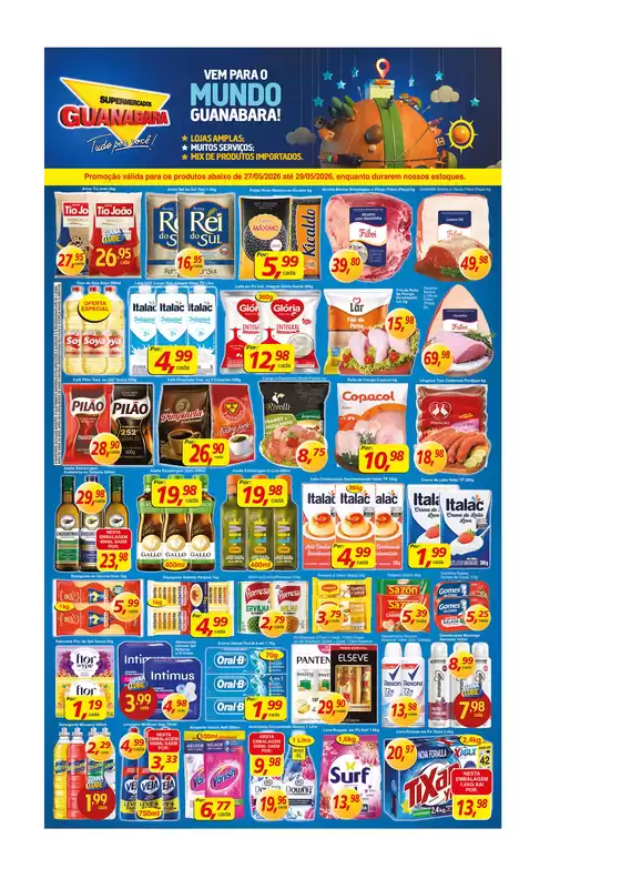 Catálogo Supermercados Guanabara | Encarte Supermercados Guanabara | 2026-05-27T00:00:00.000Z - 2026-05-29T00:00:00.000Z