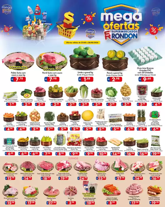 Catálogo Supermercados Rondon | Descubra ofertas atraentes | 2026-05-27T00:00:00.000Z - 2026-05-28T00:00:00.000Z
