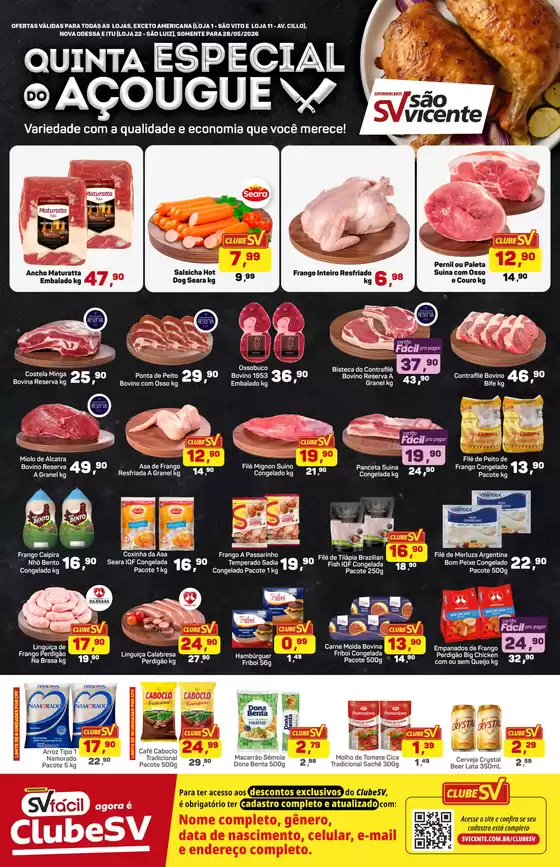 Catálogo Supermercados São Vicente | Pechinchas e ofertas atuais | 2026-05-28T00:00:00.000Z - 2026-05-28T00:00:00.000Z