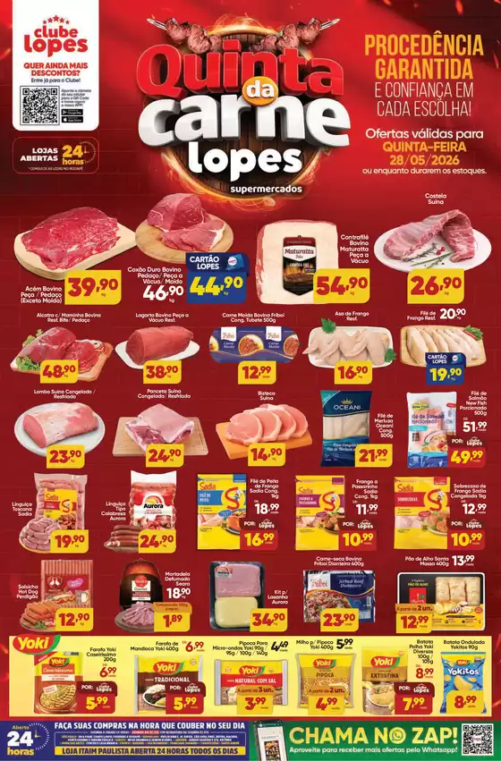 Catálogo Lopes Supermercados | QUINTA DA CARNE - | 2026-05-28T00:00:00.000Z - 2026-05-28T00:00:00.000Z