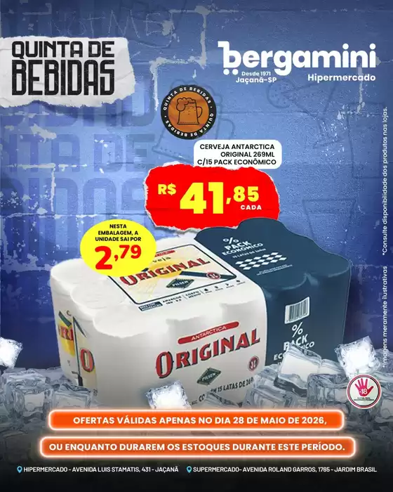 Catálogo Supermercado Bergamini | Encarte Supermercado Bergamini | 2026-05-28T00:00:00.000Z - 2026-05-28T00:00:00.000Z