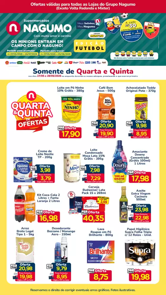 Catálogo Nagumo em Araguaína | QUARTA E QUINTA | 2026-05-27T00:00:00.000Z - 2026-05-28T00:00:00.000Z