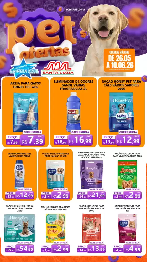 Catálogo Supermercado Estrela Azul | Grandes descontos em produtos selecionados | 2026-05-26T00:00:00.000Z - 2026-06-10T00:00:00.000Z