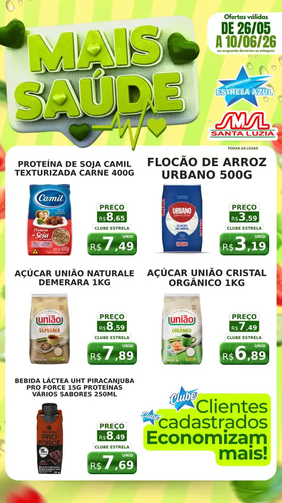 Catálogo Supermercado Estrela Azul | Descontos e promoções | 2026-05-26T00:00:00.000Z - 2026-06-10T00:00:00.000Z