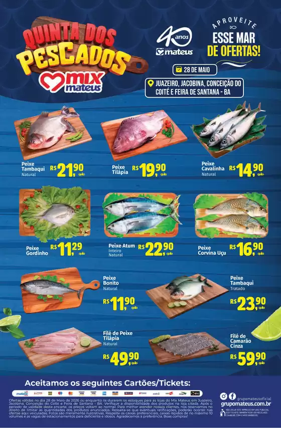 Catálogo Supermercados Mateus | Quinta dos Pescados | 2026-05-28T00:00:00.000Z - 2026-05-28T00:00:00.000Z