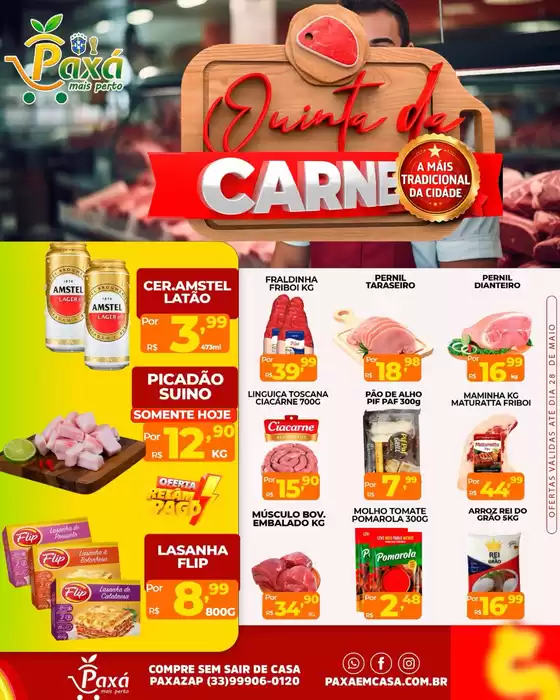 Catálogo Paxá Supermercados | Quinta da Carne | 2026-05-28T00:00:00.000Z - 2026-05-28T00:00:00.000Z