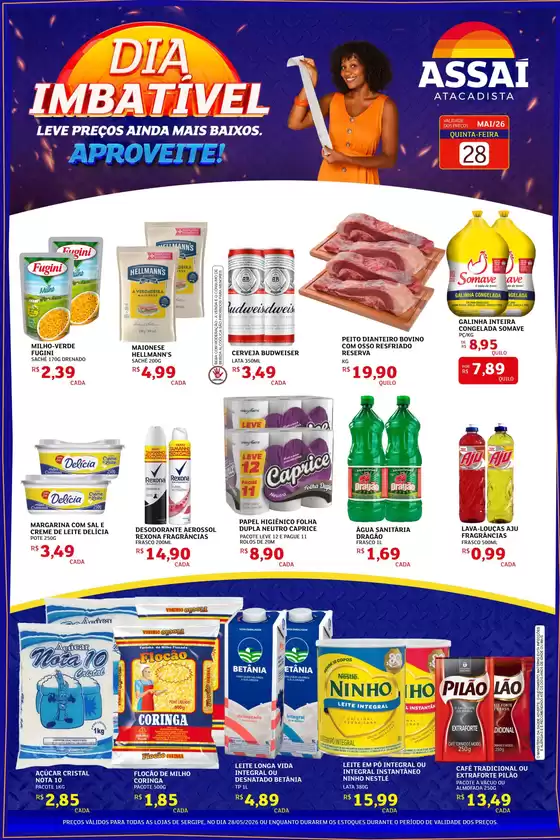 Catálogo Assaí Atacadista | Encarte Assaí Atacadista 47207-668 | 2026-05-28T00:00:00.000Z - 2026-05-28T00:00:00.000Z