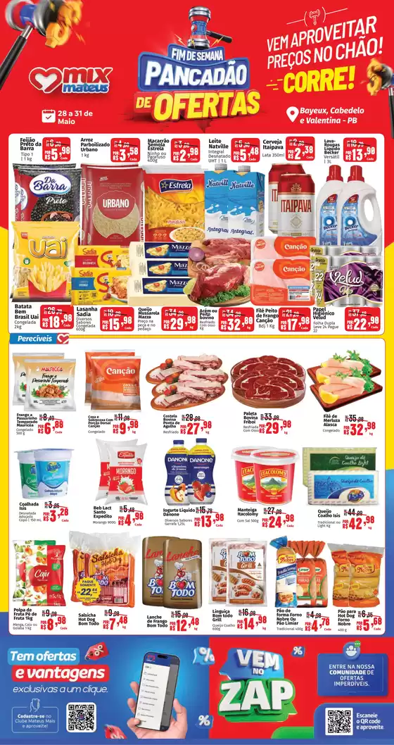 Catálogo Supermercados Mateus | Pancadão de Ofertas | 2026-05-28T00:00:00.000Z - 2026-05-31T00:00:00.000Z