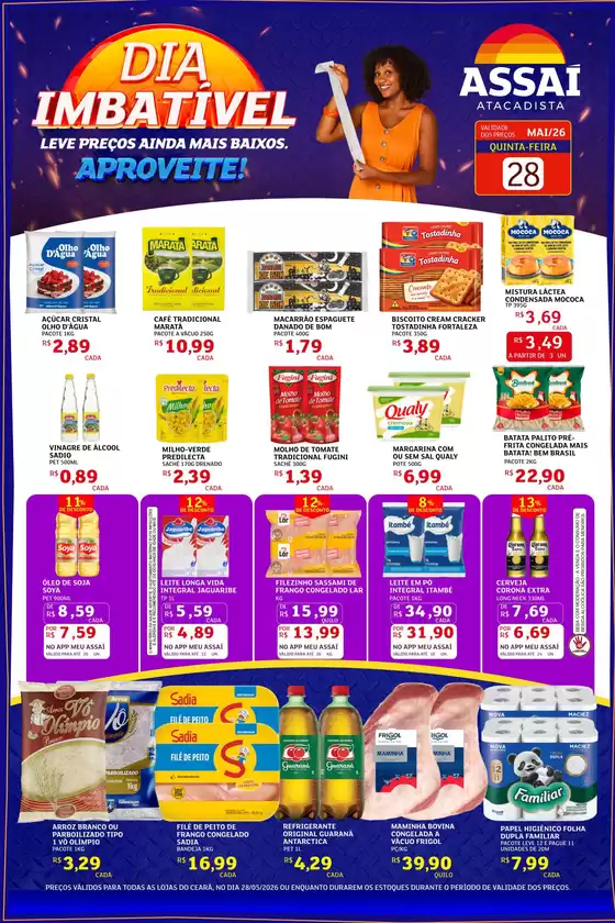Catálogo Assaí Atacadista em Iguatu | Encarte Assaí Atacadista 46962-127 | 2026-05-28T00:00:00.000Z - 2026-05-28T00:00:00.000Z