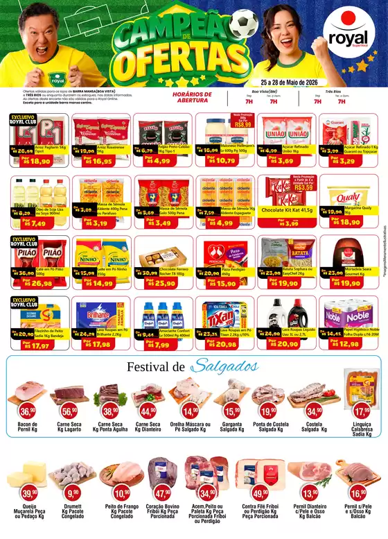 Catálogo Royal Supermercados | Grandes descontos em produtos selecionados | 2026-05-28T00:00:00.000Z - 2026-05-28T00:00:00.000Z