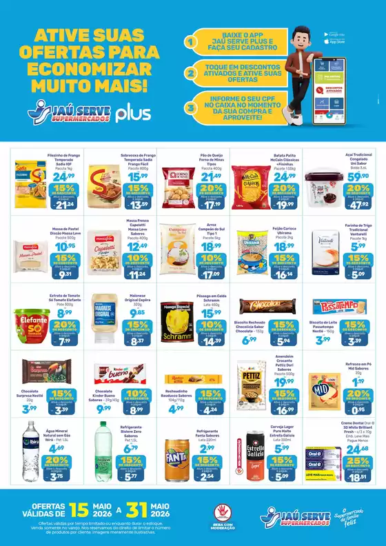Catálogo Supermercados Jaù Serve | Ofertas | 2026-05-29T00:00:00.000Z - 2026-05-31T00:00:00.000Z