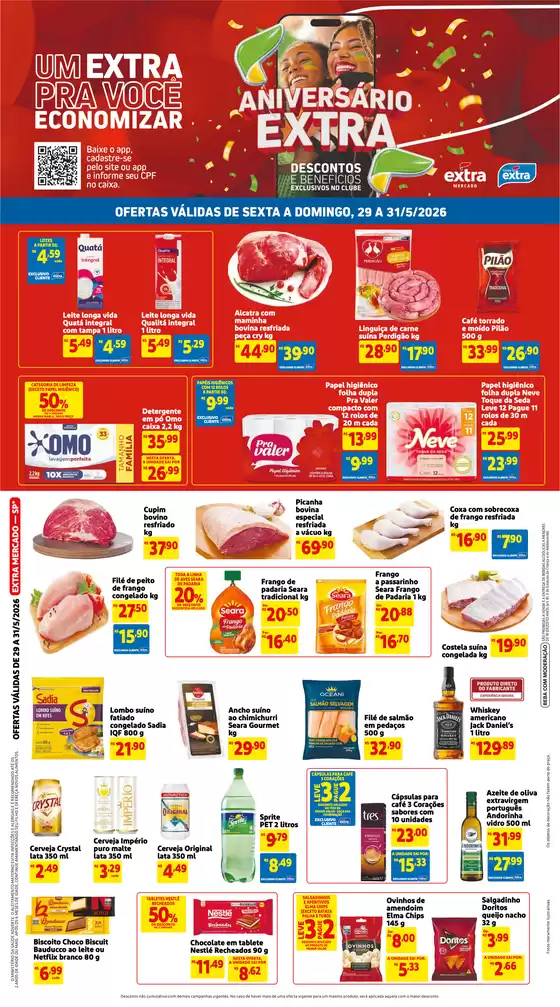 Catálogo Mercado Extra | Promoções especiais em andamento | 2026-05-29T00:00:00.000Z - 2026-05-31T00:00:00.000Z