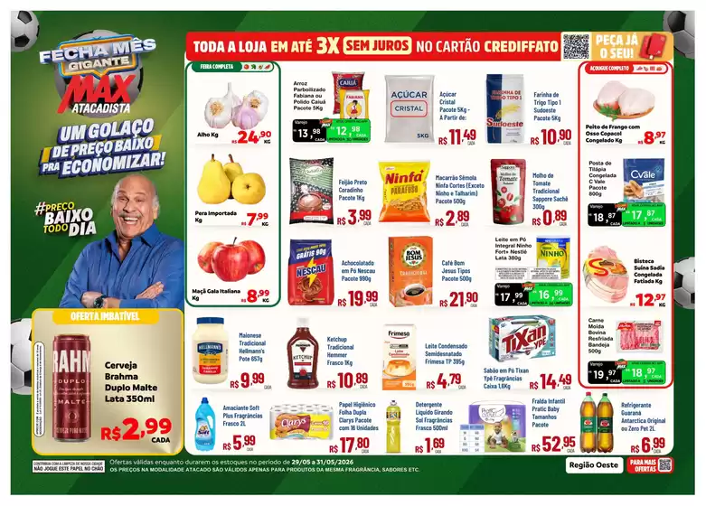 Catálogo Max Atacadista em Cascavel | Ofertas especiais atraentes para todos | 2026-05-29T00:00:00.000Z - 2026-05-31T00:00:00.000Z