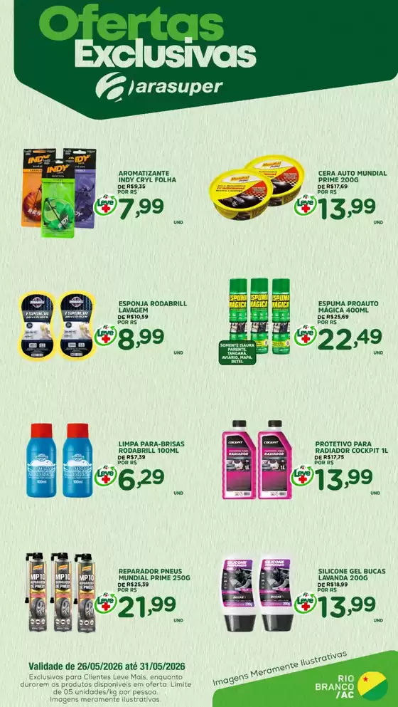 Catálogo Araújo Supermercados | EXCLUSIVA AUTOMOTIVOS | 2026-05-26T00:00:00.000Z - 2026-05-31T00:00:00.000Z