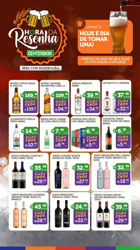 Catálogo CenterBox | CenterBox Hora Da Resenha | 2026-05-28T00:00:00.000Z - 2026-05-31T00:00:00.000Z