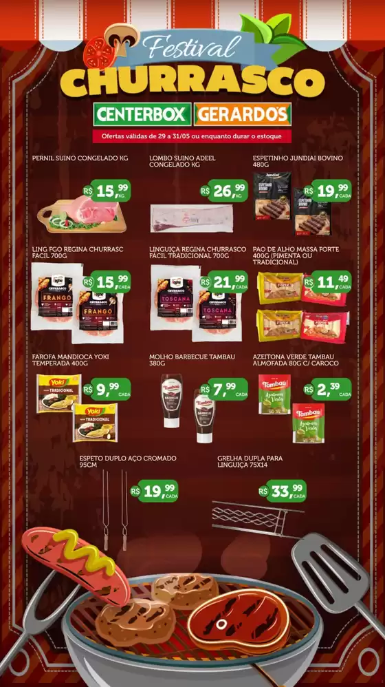 Catálogo CenterBox | CenterBox Festival Churrasco | 2026-05-29T00:00:00.000Z - 2026-05-31T00:00:00.000Z