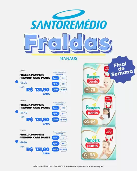 Catálogo Drogarias Santo Remédio | Encarte Drogarias Santo Remedio | 2026-05-29T00:00:00.000Z - 2026-05-31T00:00:00.000Z