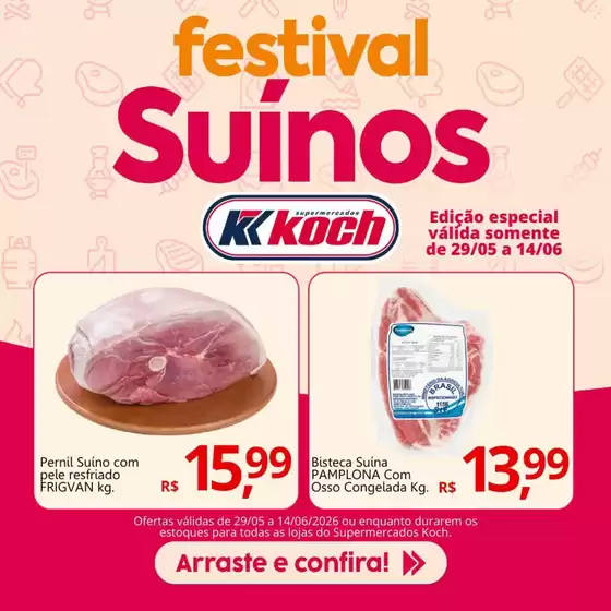 Catálogo Supermercados Koch | Ofertas e promoções atuais | 2026-05-29T00:00:00.000Z - 2026-06-14T00:00:00.000Z