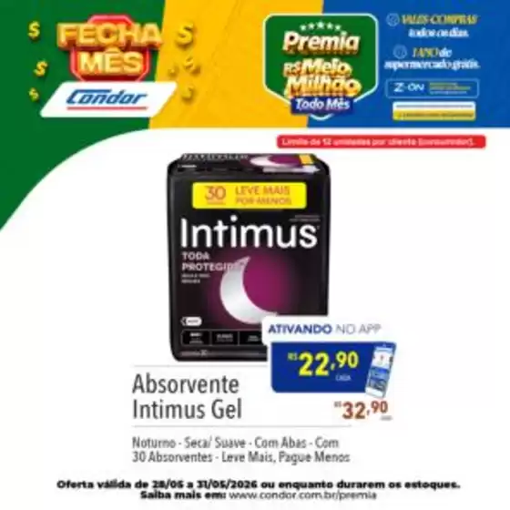 Catálogo Supermercados Condor | Ofertas especiais para você | 2026-05-28T00:00:00.000Z - 2026-05-31T00:00:00.000Z