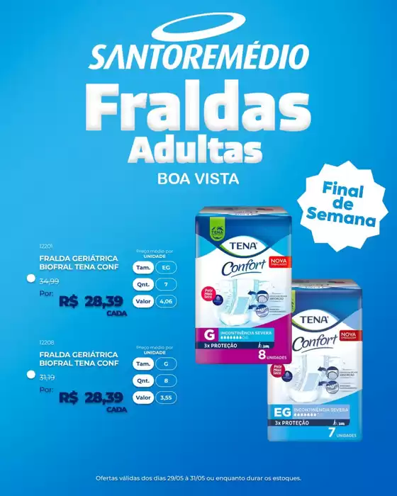 Catálogo Drogarias Santo Remédio | Melhores ofertas para compradores econômicos | 2026-05-29T00:00:00.000Z - 2026-05-31T00:00:00.000Z