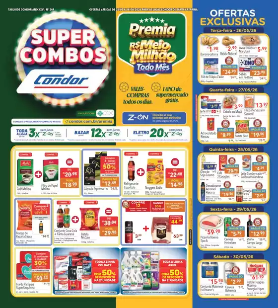 Catálogo Supermercados Condor | Promoções especiais em andamento | 2026-05-26T00:00:00.000Z - 2026-06-14T00:00:00.000Z