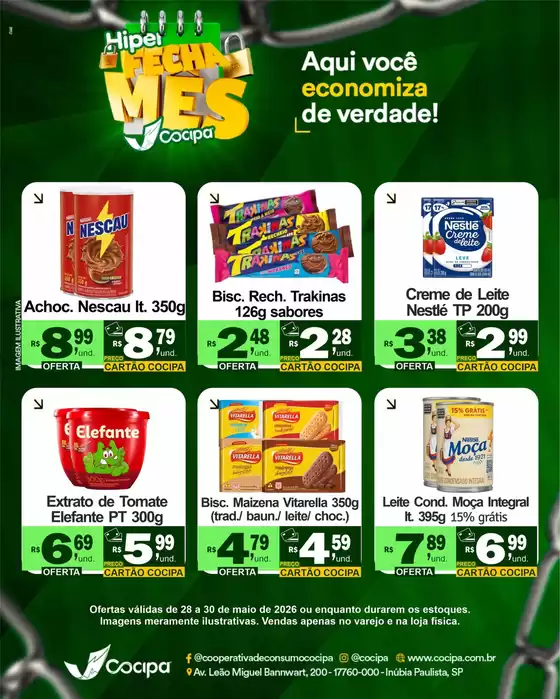 Catálogo Cocipa | Ótima oferta para todos os clientes | 2026-05-28T00:00:00.000Z - 2026-05-30T00:00:00.000Z